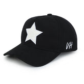 Vintage Havana Trucker Hat for Women  – Black Adjustable Cap – Pearl Star